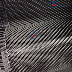 3k 240gsm twill regular pattern carbon fiber fabrics/cloth factory in China