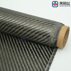 3k 240gsm twill regular pattern carbon fiber fabrics/cloth factory in China