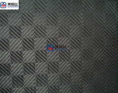 In stock 3k 280gsm black cube pattern carbon fiber fabrics/cloth