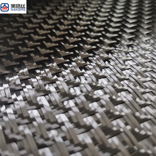 Carbon fiber manufacturer 3k 240gsm black wing pattern carbon fiber fabrics/cloth