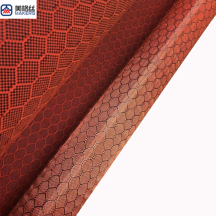 3k 240gsm orange/black honeycomb/hexagonal pattern carbon fiber fabrics/cloth China supplier