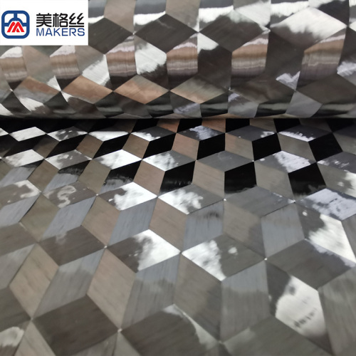 New Design pattern 12k 150gsm 3D triaxial carbon fiber fabric China factory