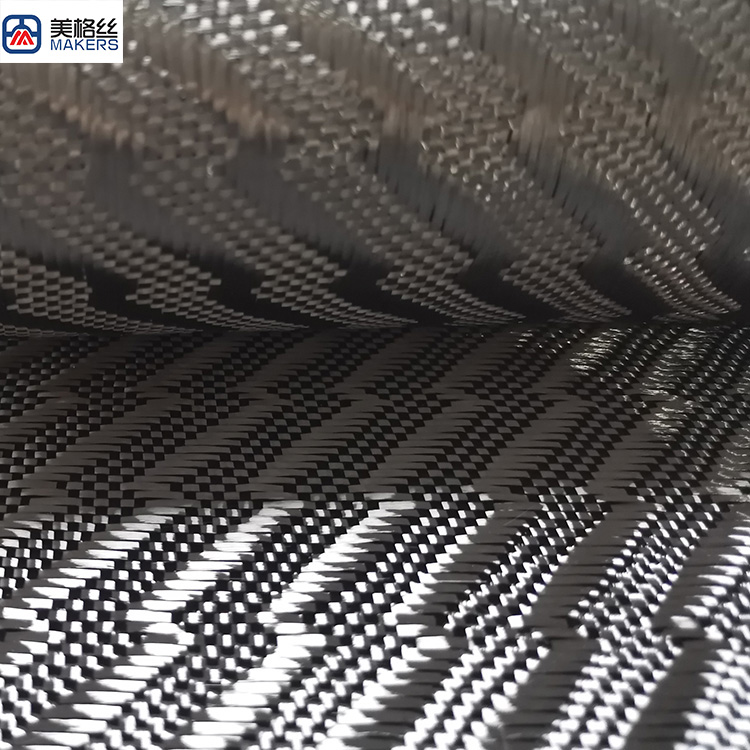 3k 240gsm black lightning pattern carbon fiber fabrics/cloth