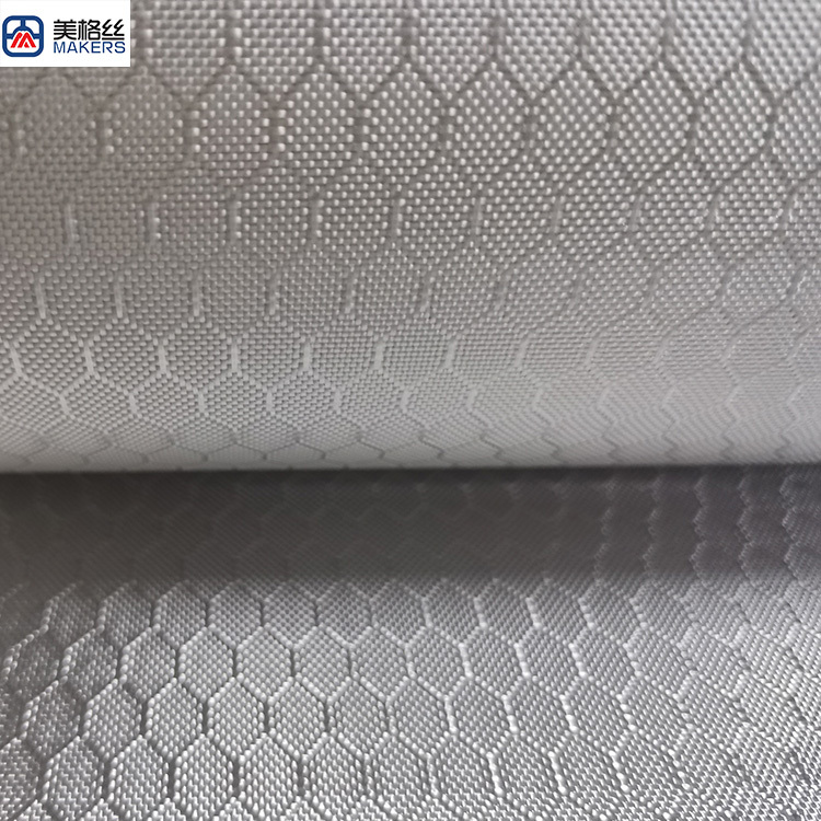 300gsm electroplated fiberglass fabric in silver China carbon fiber fabric factory