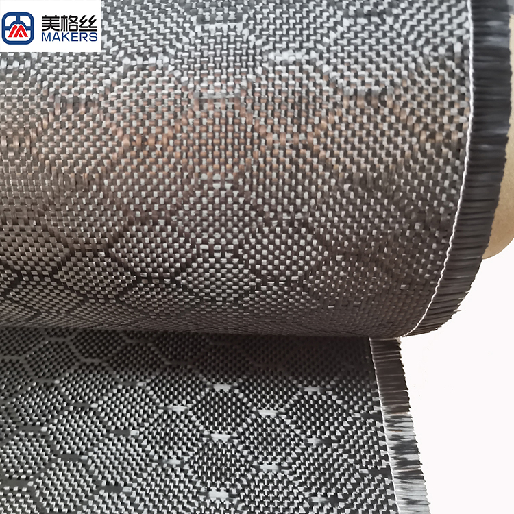 3k 240gsm black honeycomb/hexagonal pattern carbon fiber fabrics/cloth