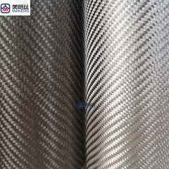 3k 300gsm twill eletroplated sliver fiberglass fabrics/cloth