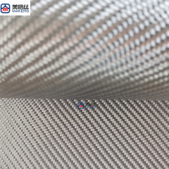 3k 300gsm twill eletroplated sliver fiberglass fabrics/cloth