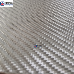 3k 300gsm twill eletroplated sliver fiberglass fabrics/cloth