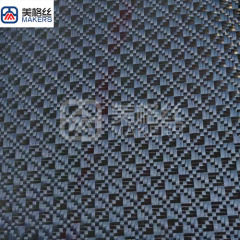 3k 240g floral pattern jacquard carbon fiber fabric in blue