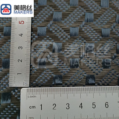 3k 240gsm coffee bean pattern carbon fiber fabric/cloth in color indigo