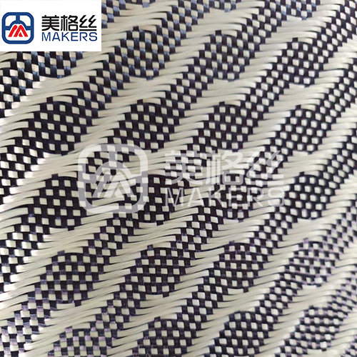 3k 240gsm lightning pattern carbon fiber fabrics/cloth in yellow