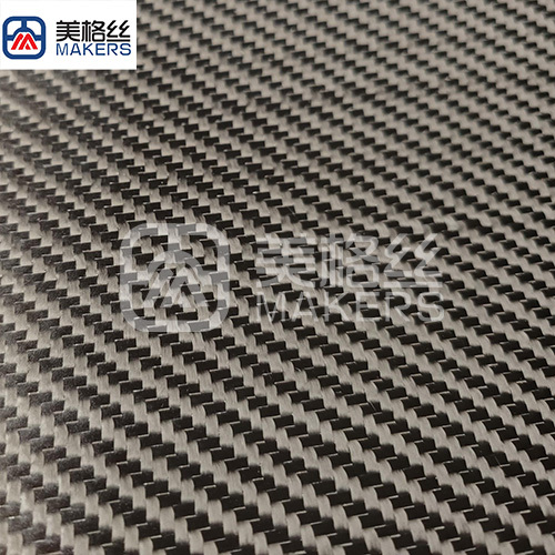 3k 240gsm twill carbon fiber fabric coating with PVC