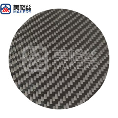 3k 240gsm twill carbon fiber fabric coating with TPU