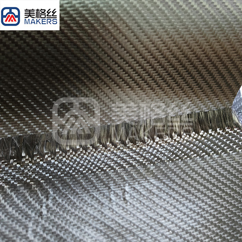 3k 240gsm twill carbon fiber fabric coating with PVC