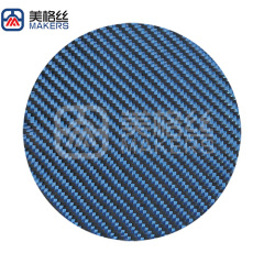 3k 230gsm twill aramid kevlar fabrics/ cloth in blue