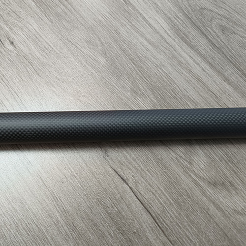 3k 200gsm plain carbon fiber tube in matt without gelcoat