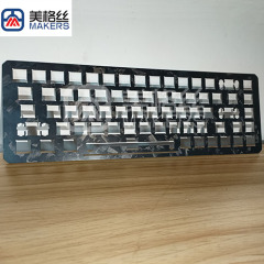 Customized keyboard 3K 200gsm forged carbon fiber parts finished keyboard without gelcoat