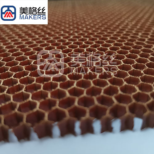 China manufacturer 1.83,2.75,3.67,5.5mm honeycomb of kevlar core