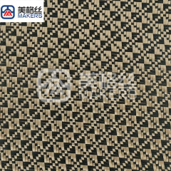 3k 240g floral pattern jacquard carbon fiber fabric in golden