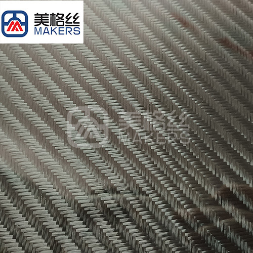 3K 280gsm double twill carbon fiber fabric woven fabric in black