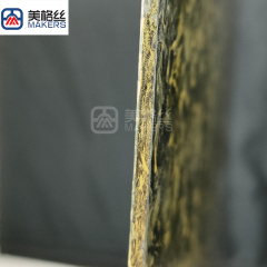 New arrival customized available forged carbon fiber plate in pearl gold