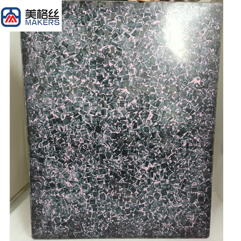 New arrival customized available forged carbon fiber plate in pink