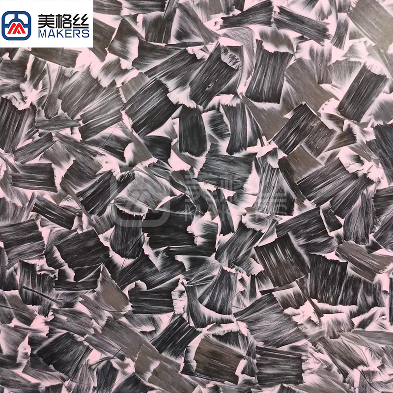 New arrival customized available forged carbon fiber plate in pink