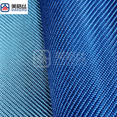 3K 320gsm twill weave Electroplated fiberglass fabric cloth in blue