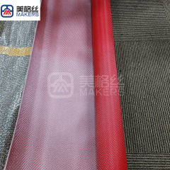 3K 320gsm twill weave Electroplated fiberglass fabric cloth in red