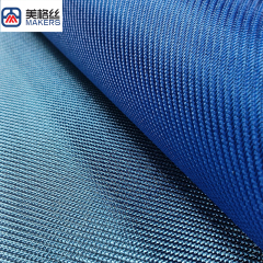 3K 320gsm twill weave Electroplated fiberglass fabric cloth in blue
