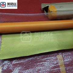 3K 320gsm twill weave Electroplated fiberglass fabric cloth in gold