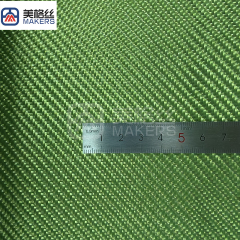 3K 320gsm twill weave Electroplated fiberglass fabric cloth in green