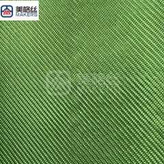 3K 320gsm twill weave Electroplated fiberglass fabric cloth in green