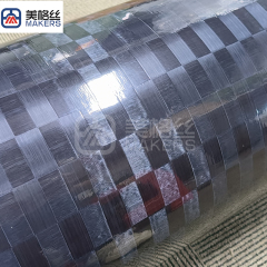 24K 165gsm Toray yarn 40×20mm rectangular spread tow prepreg carbon fiber fabric