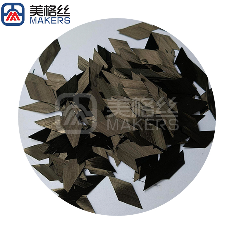 48k15mm chopped carbon forged carbon fiber in diamond
