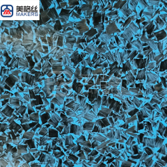 customized available forged carbon fiber plate in blue