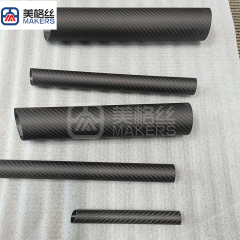 carbon fiber parts 3k 200gsm twill carbon fiber tube in matte
