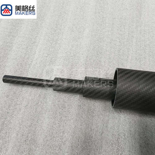 carbon fiber parts 3k 200gsm twill carbon fiber tube in matte