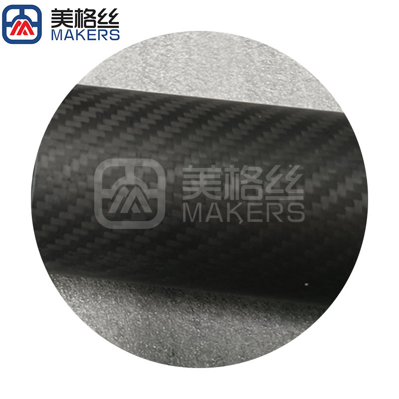 carbon fiber parts 3k 200gsm twill carbon fiber tube in matte