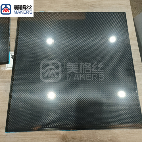 Customized available 3k 200gsm twill weave glossy carbon fiber plate sheet