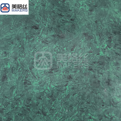 green forged carbon fiber plate sheet Customizable Sizes Available