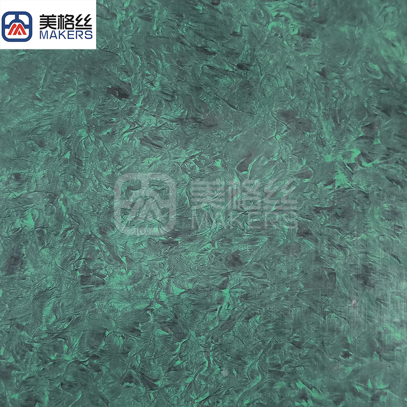 green forged carbon fiber plate sheet Customizable Sizes Available