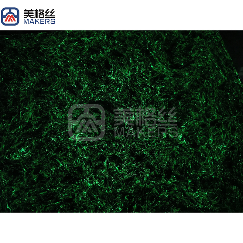 Luminous | Glow in the dark carbon fiber sheet in green