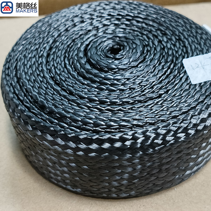 12k carbon fiber sleeve braided sleeving rod sleeves wire sleeves