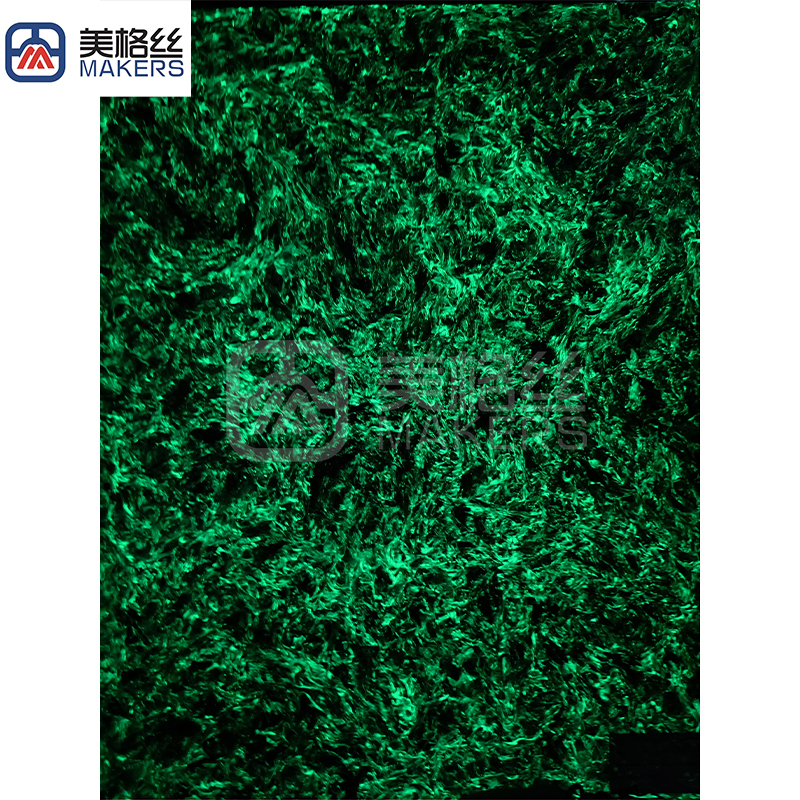 Luminous | Glow in the dark carbon fiber sheet in green