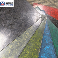 blue forged carbon fiber plate sheet