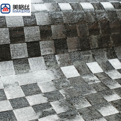 12K 80gsm 20*20mm formed/stabilized spread tow carbon fiber fabric for surfboard paddle