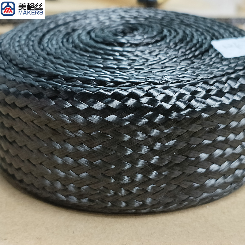 12k carbon fiber sleeve braided sleeving rod sleeves wire sleeves