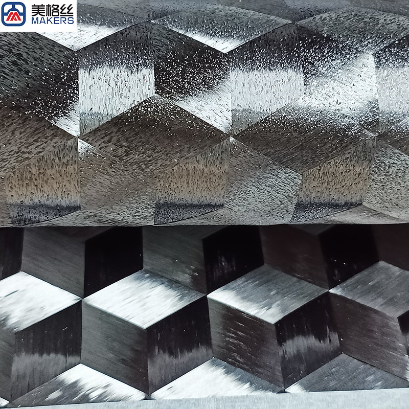 New 12k 150gsm formed/stabilized 3D triaxial spread tow carbon fiber fabric China factory