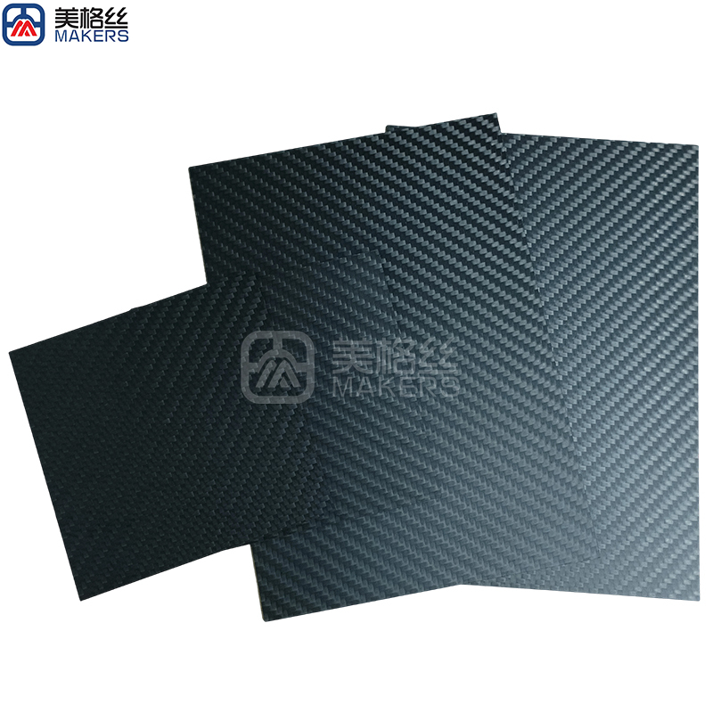 Different customized size CNC carbon fiber plate matte plain/twill weave carbon fiber sheet plate drones China manufacturer carbon fiber laminates